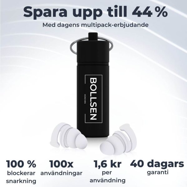 Spara upp till 44 % med BOLLSEN hörselskydd